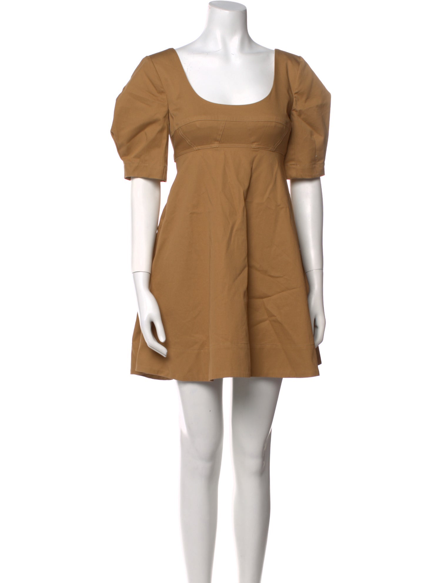 Matthew Bruch Scoop Neck Mini Dress