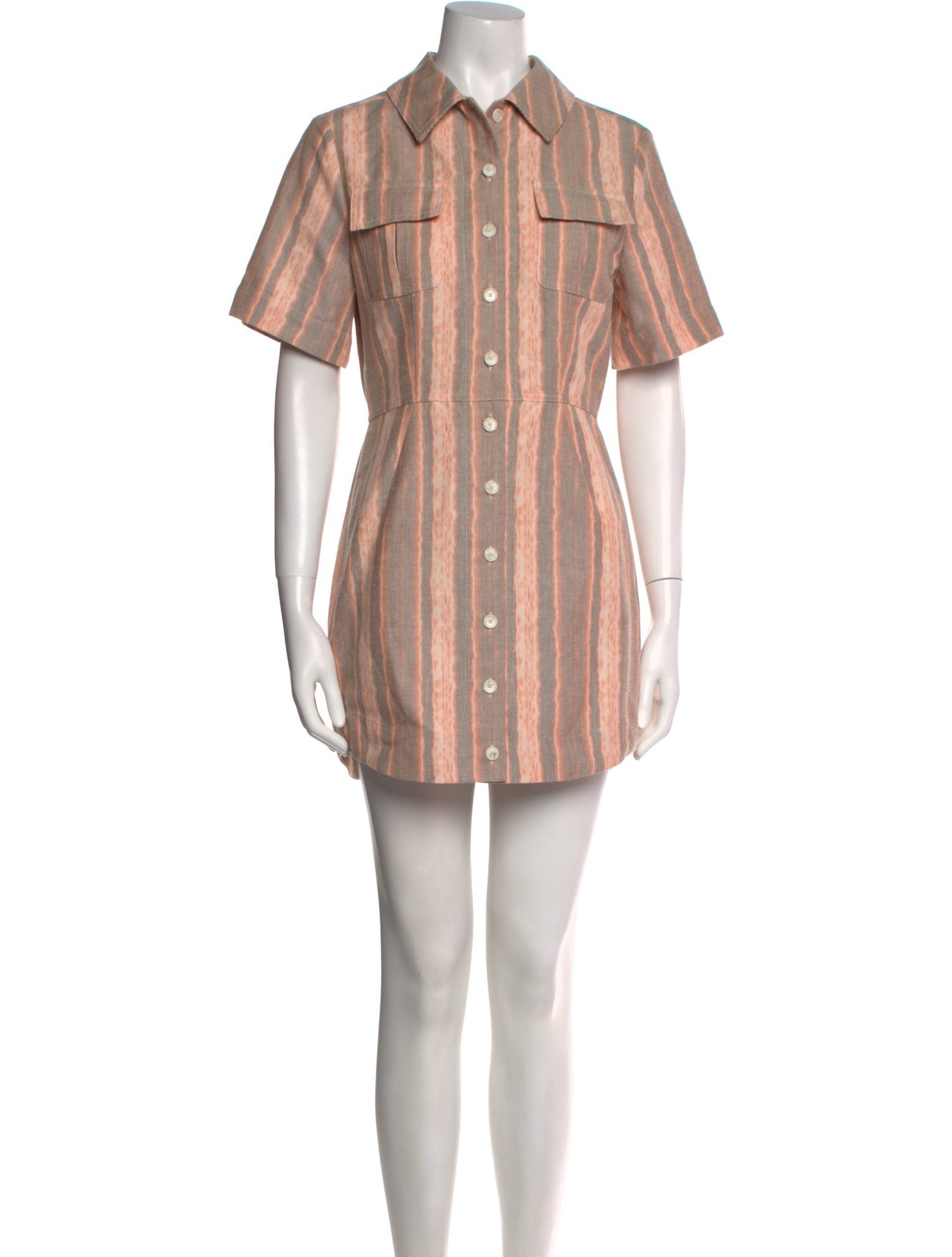 Matthew Bruch Striped Mini Dress w/ Tags