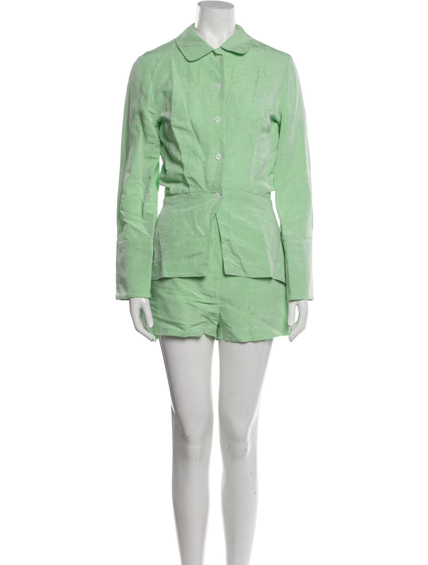 Matthew Bruch Linen Short Set