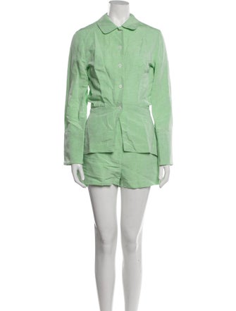 Matthew Bruch Linen Short Set