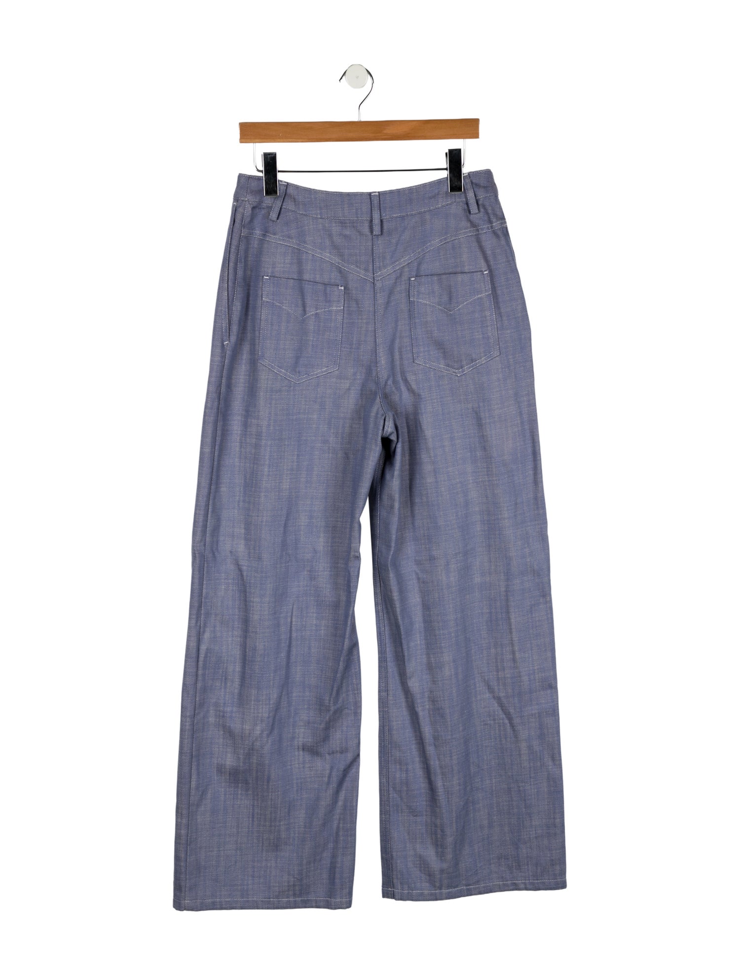 Matthew Bruch High-Rise Wide Leg Jeans