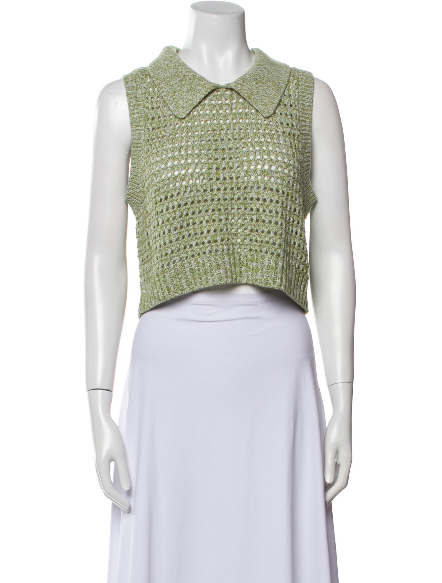 Matthew Bruch Sleeveless Crop Top