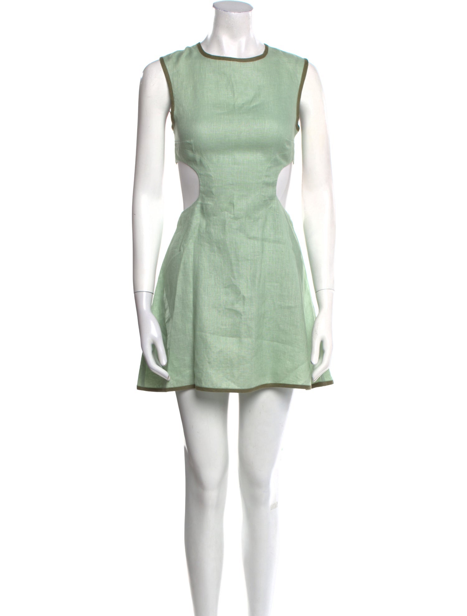 Matthew Bruch Linen Mini Dress