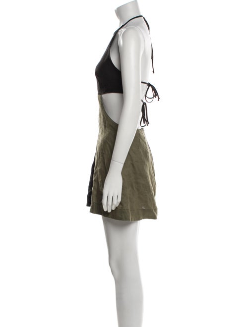 Matthew Bruch Linen Mini Dress