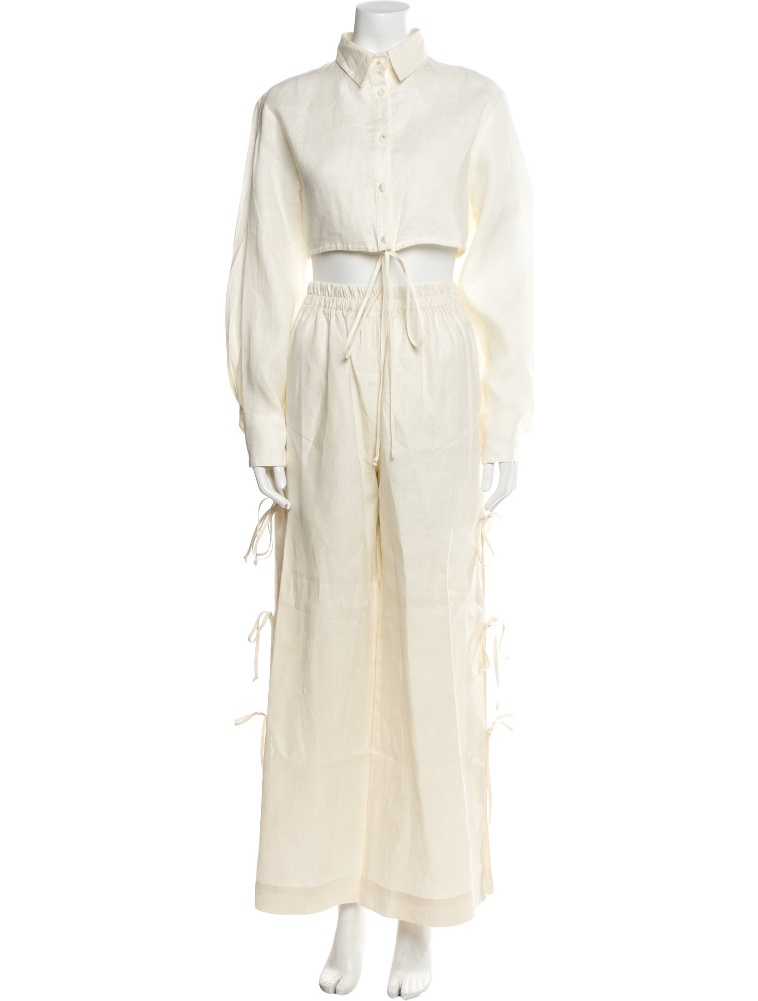 Matthew Bruch Linen Pant Set