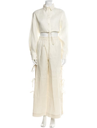 Matthew Bruch Linen Pant Set