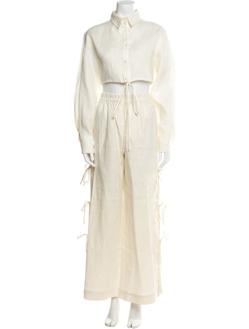 Matthew Bruch Linen Pant Set