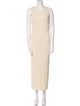 Matthew Bruch Crew Neck Long Dress
