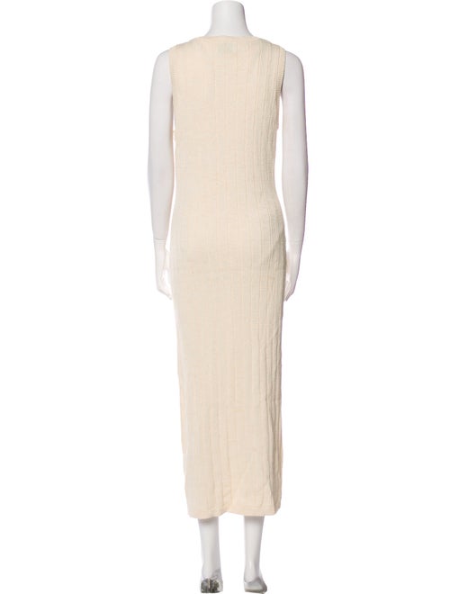 Matthew Bruch Crew Neck Long Dress