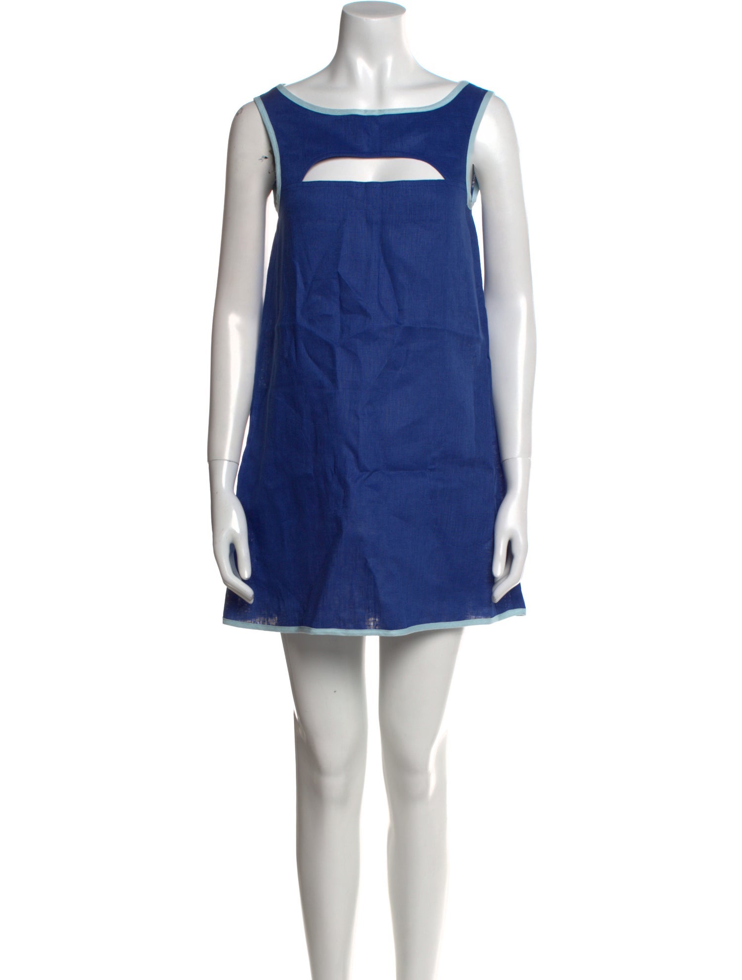 Matthew Bruch Linen Mini Dress