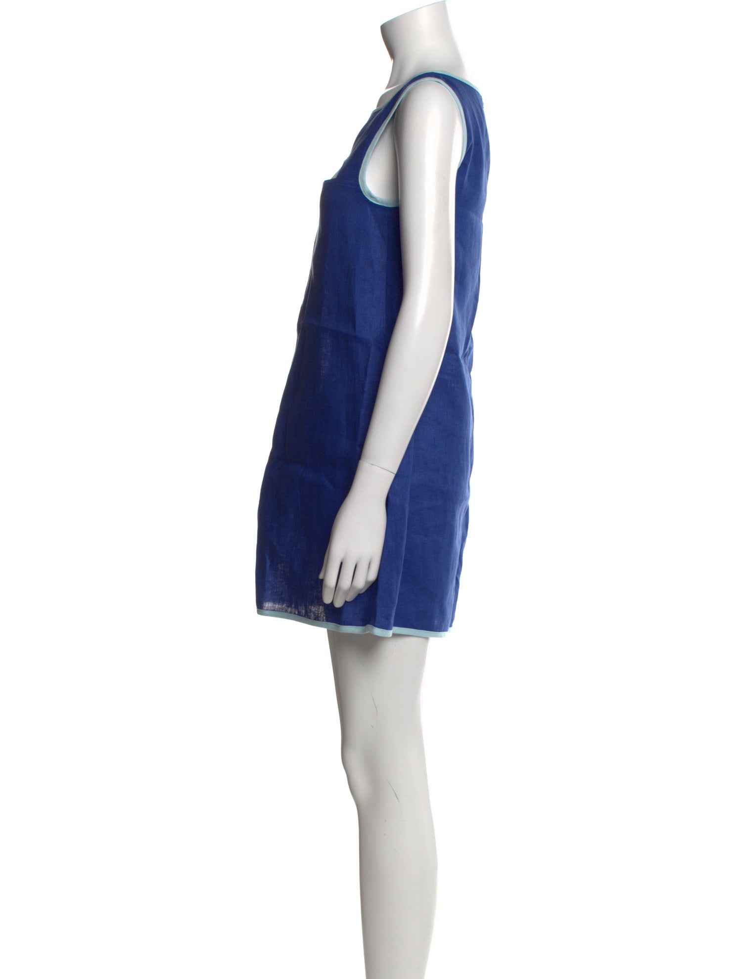 Matthew Bruch Linen Mini Dress