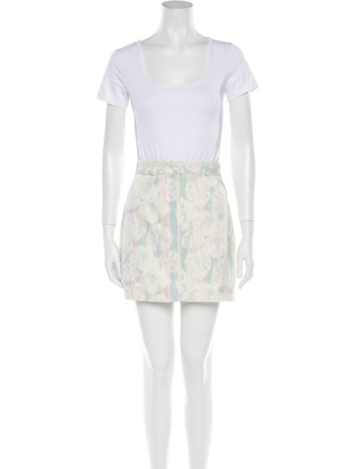 Matthew Bruch Printed Skirt Set