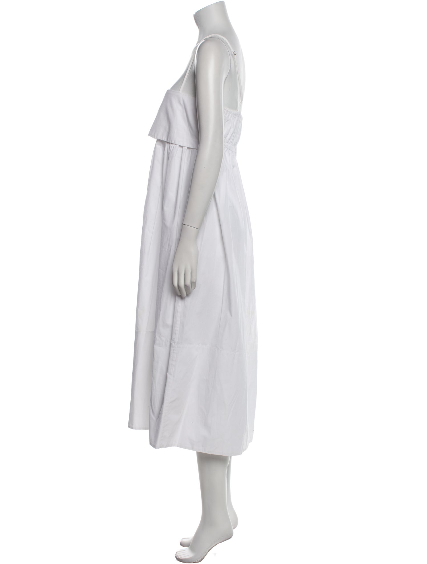 Matthew Bruch Strapless Midi Length Dress