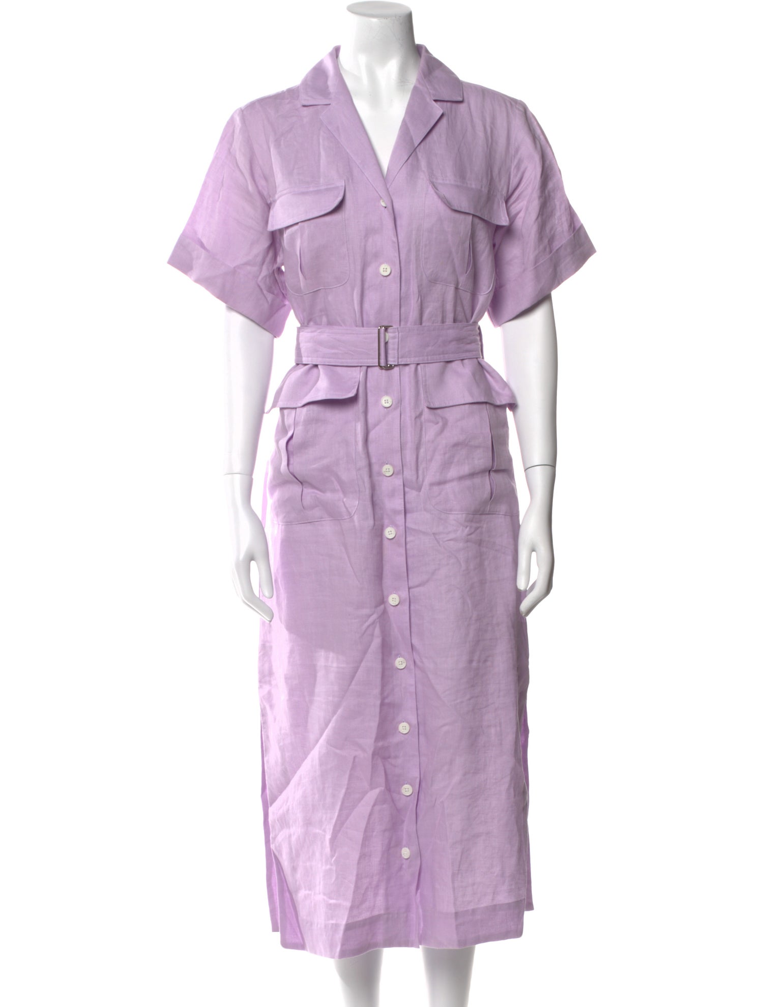 Matthew Bruch Linen Long Dress