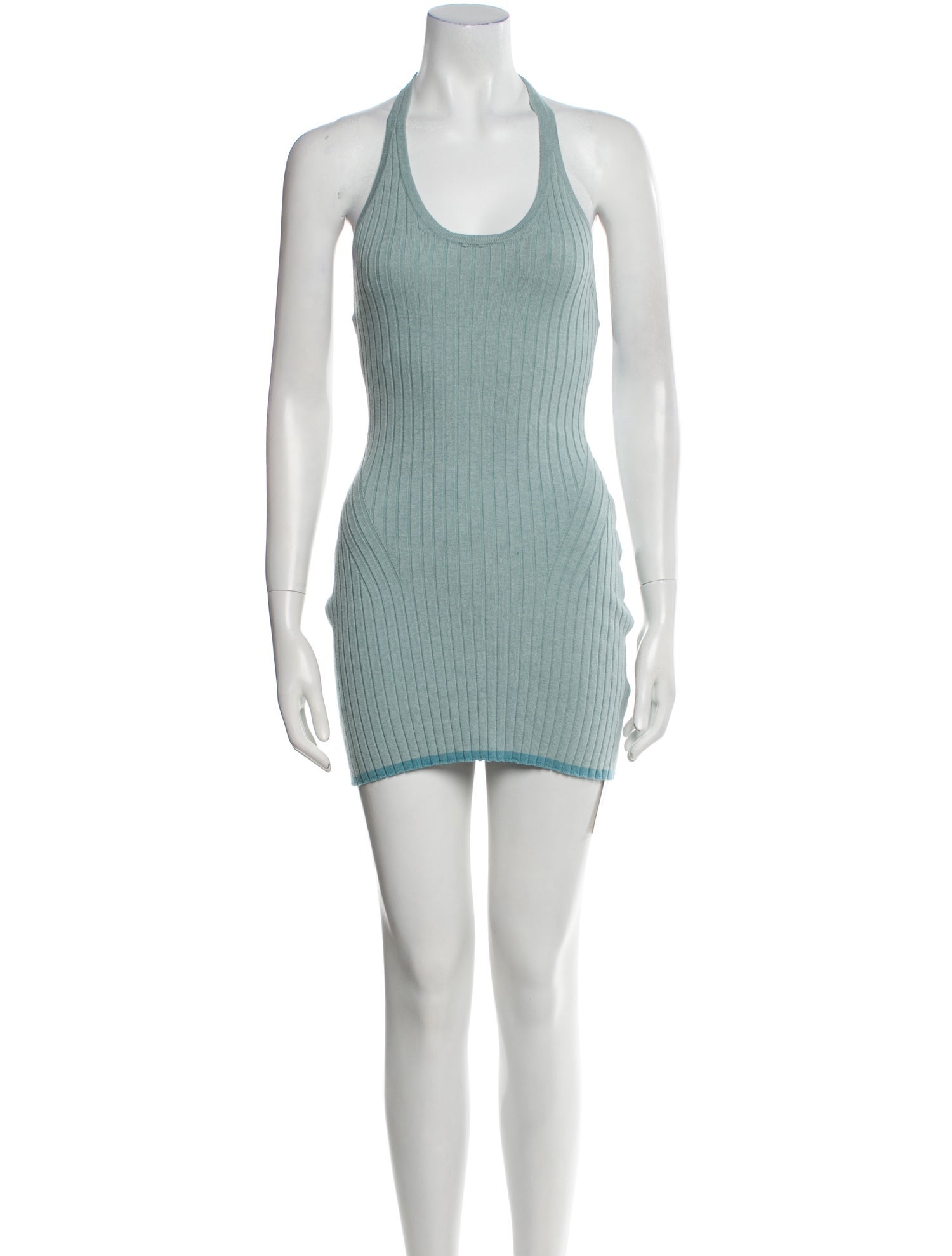 Matthew Bruch Scoop Neck Mini Dress