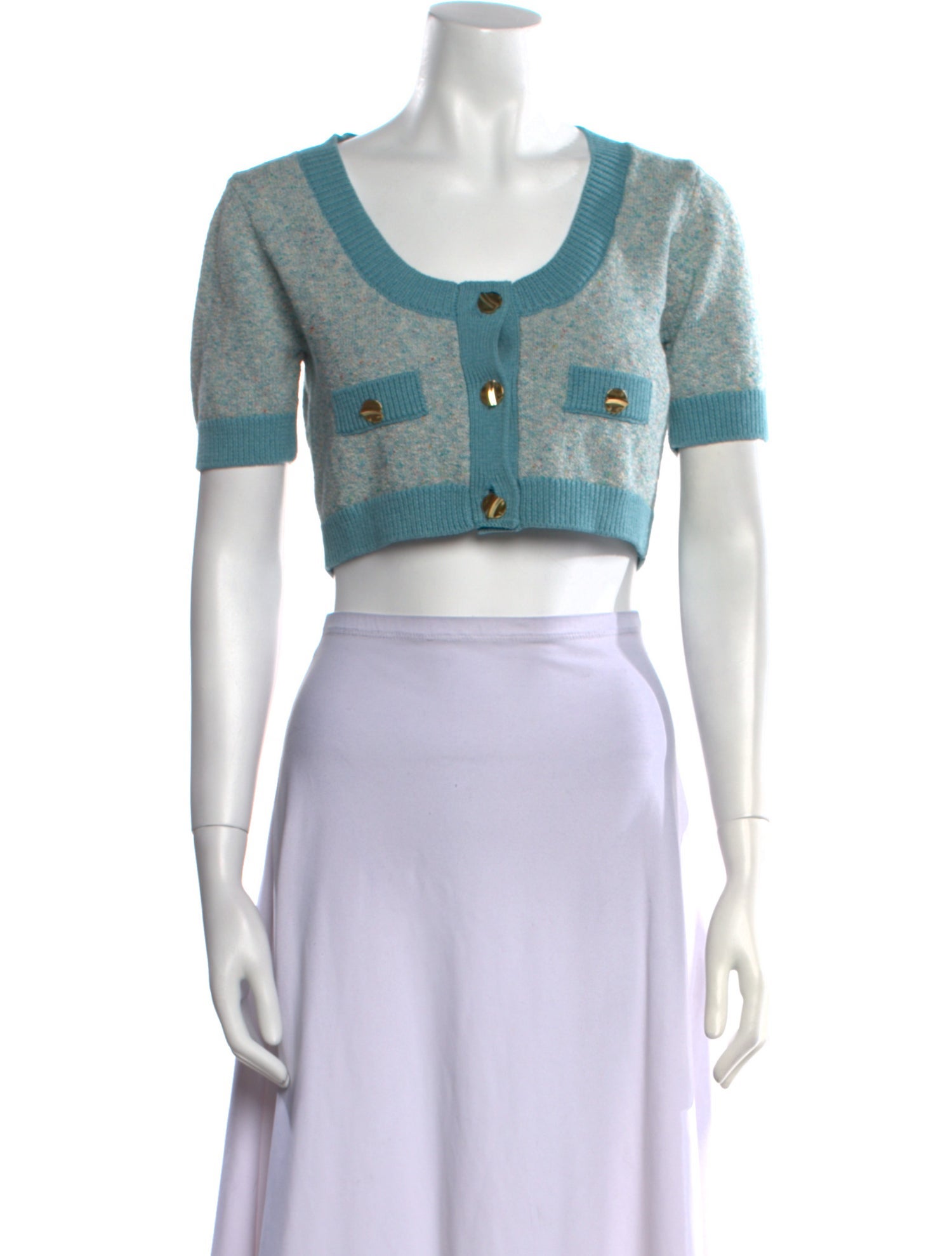 Matthew Bruch Printed Scoop Neck Sweater w/ Tags