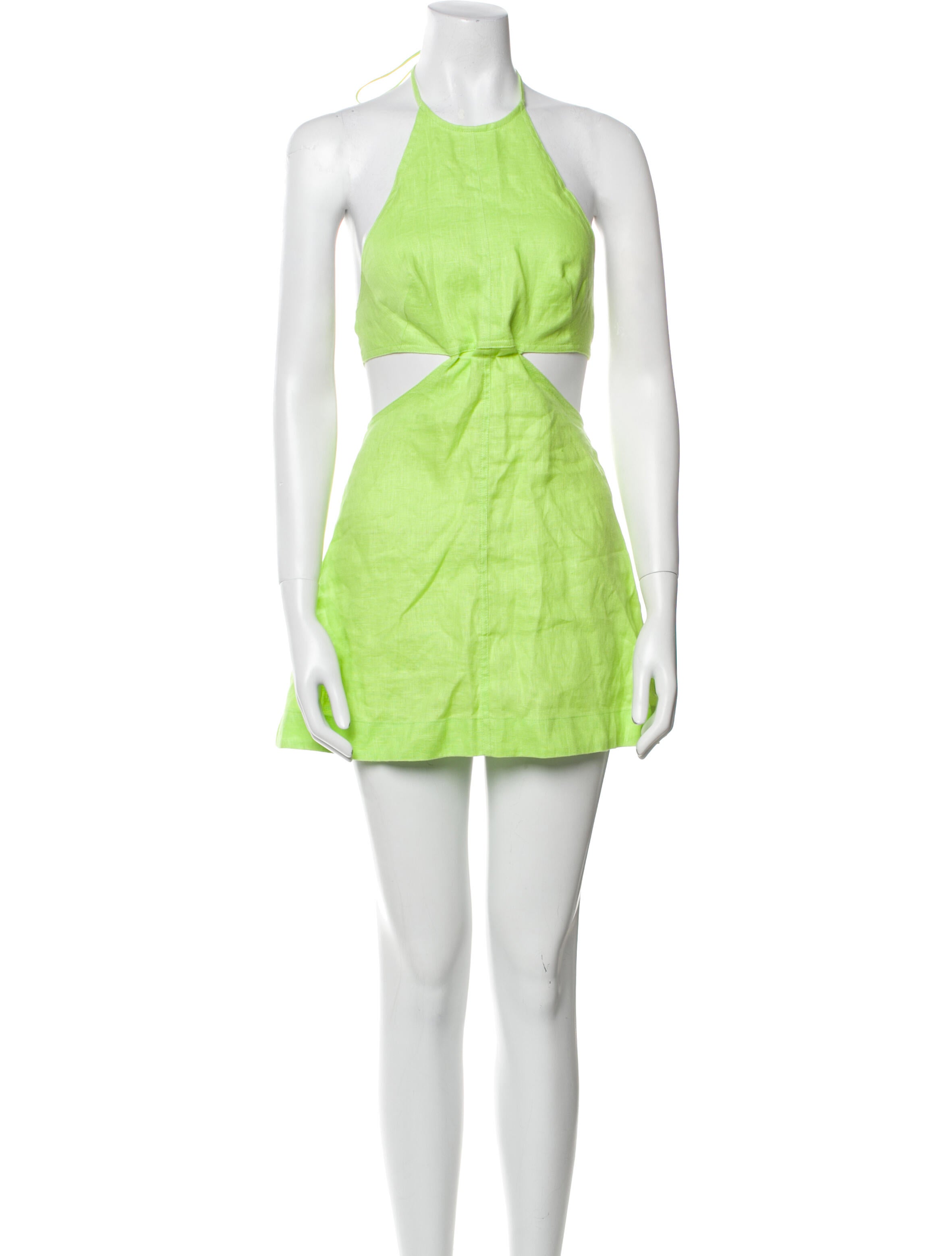 Matthew Bruch Linen Mini Dress