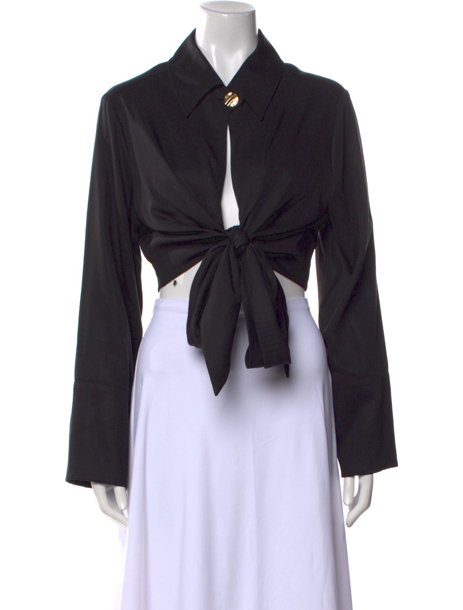 Matthew Bruch Long Sleeve Crop Top w/ Tags