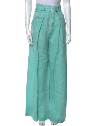Matthew Bruch Linen Wide Leg Pants