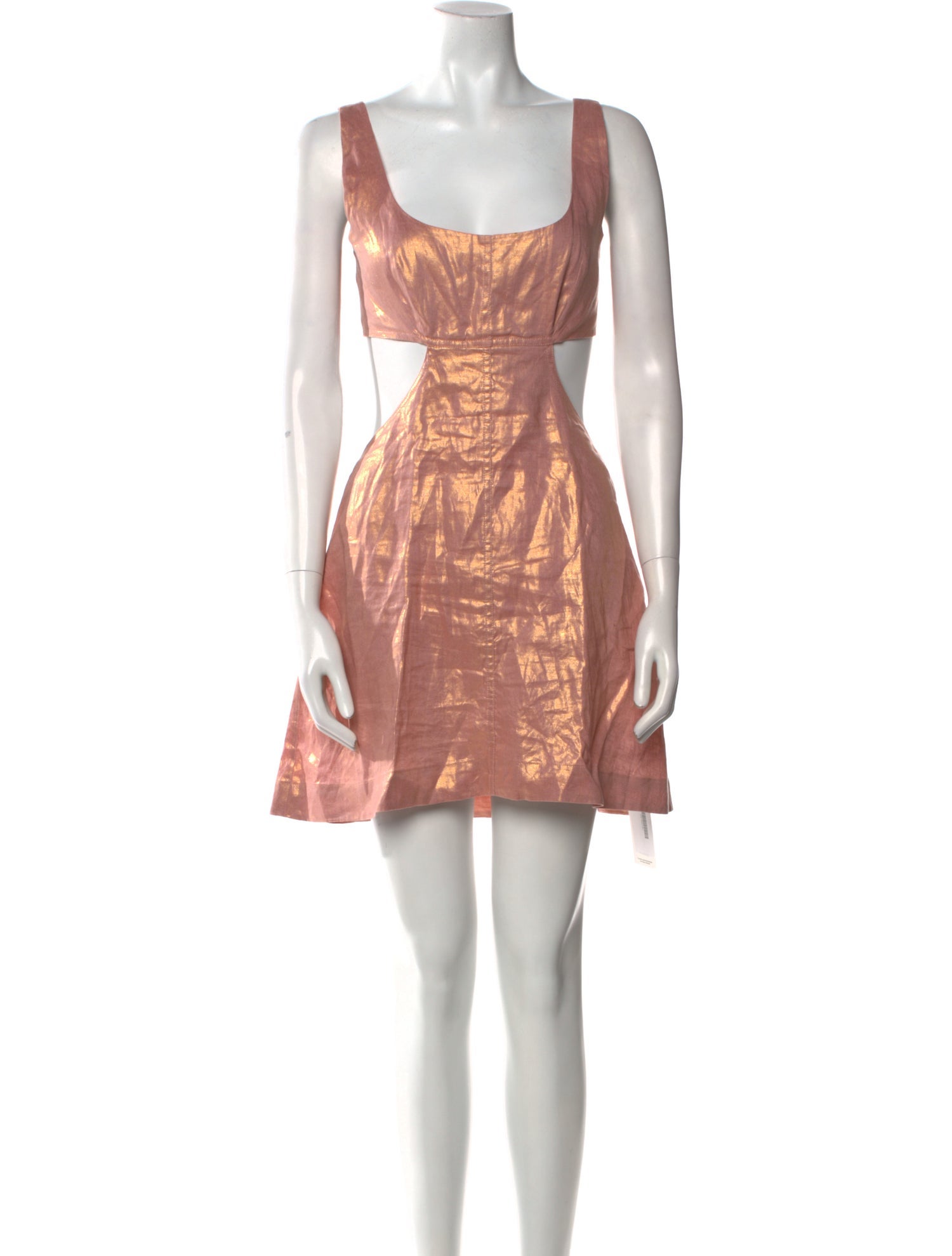 Matthew Bruch Linen Mini Dress