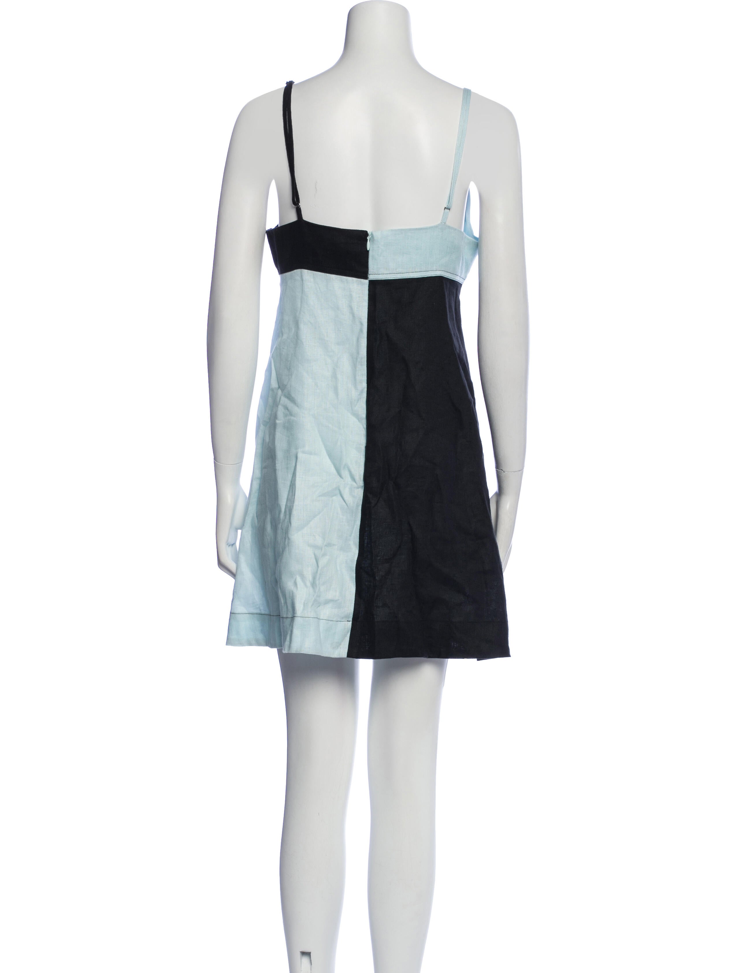 Matthew Bruch Linen Knee-Length Dress