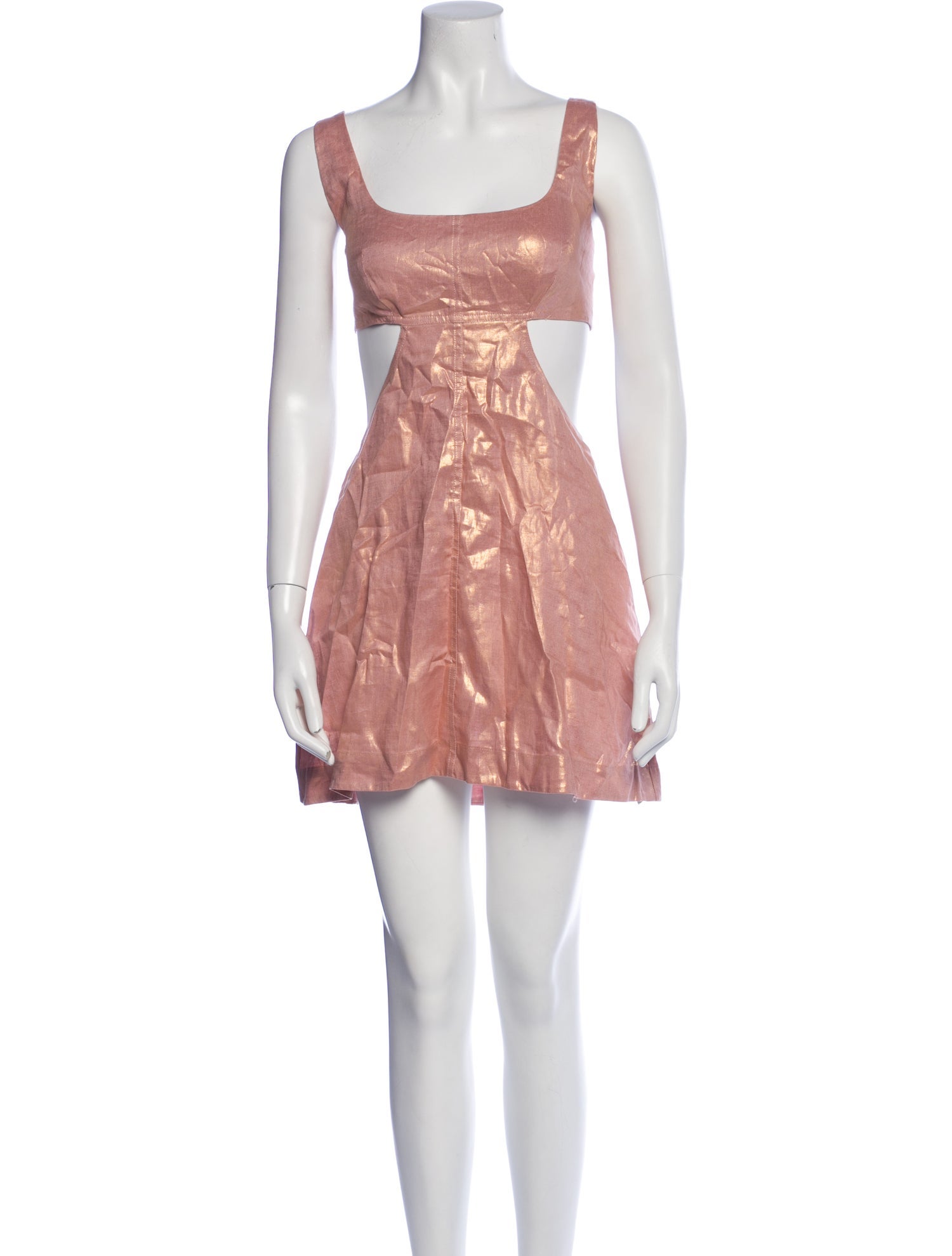 Matthew Bruch Linen Mini Dress