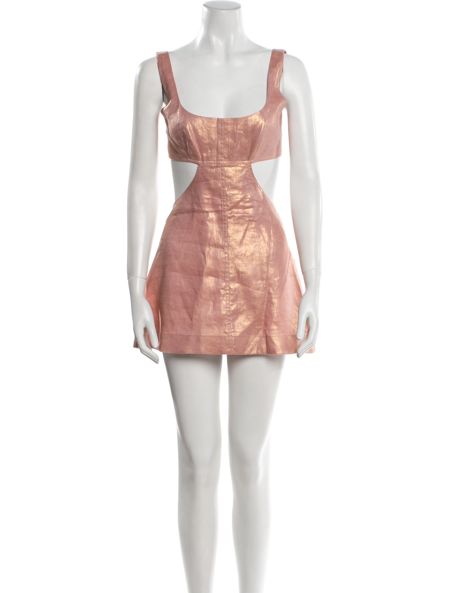 Matthew Bruch Linen Mini Dress