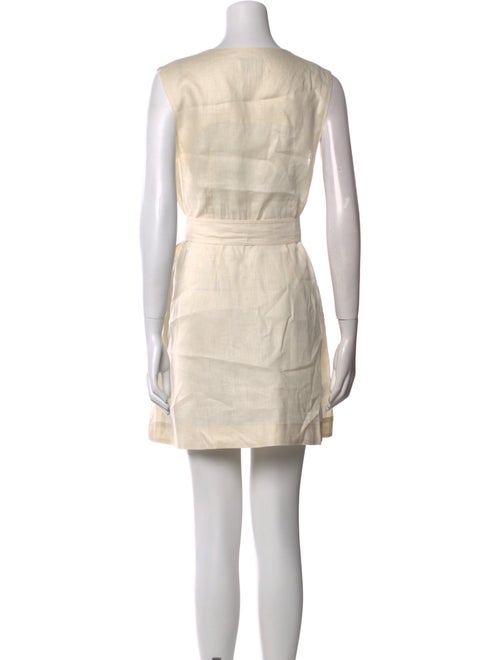 Matthew Bruch Linen Mini Dress