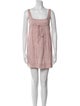 Matthew Bruch Linen Mini Dress