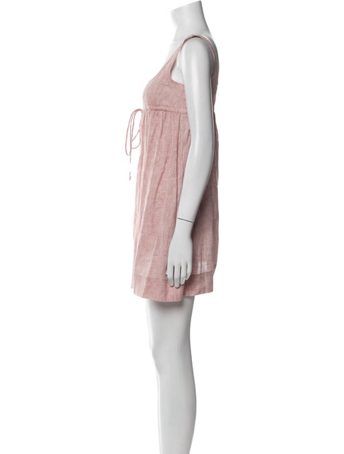 Matthew Bruch Linen Mini Dress