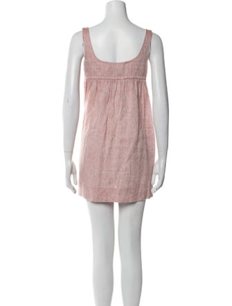 Matthew Bruch Linen Mini Dress