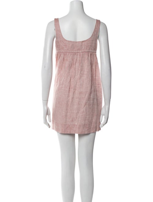Matthew Bruch Linen Mini Dress