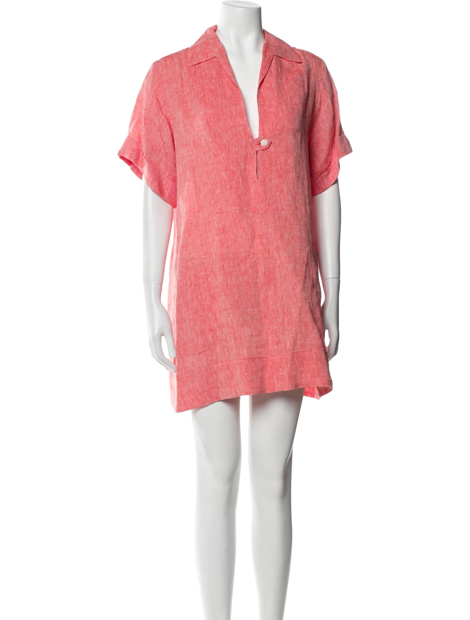 Matthew Bruch Linen Mini Dress