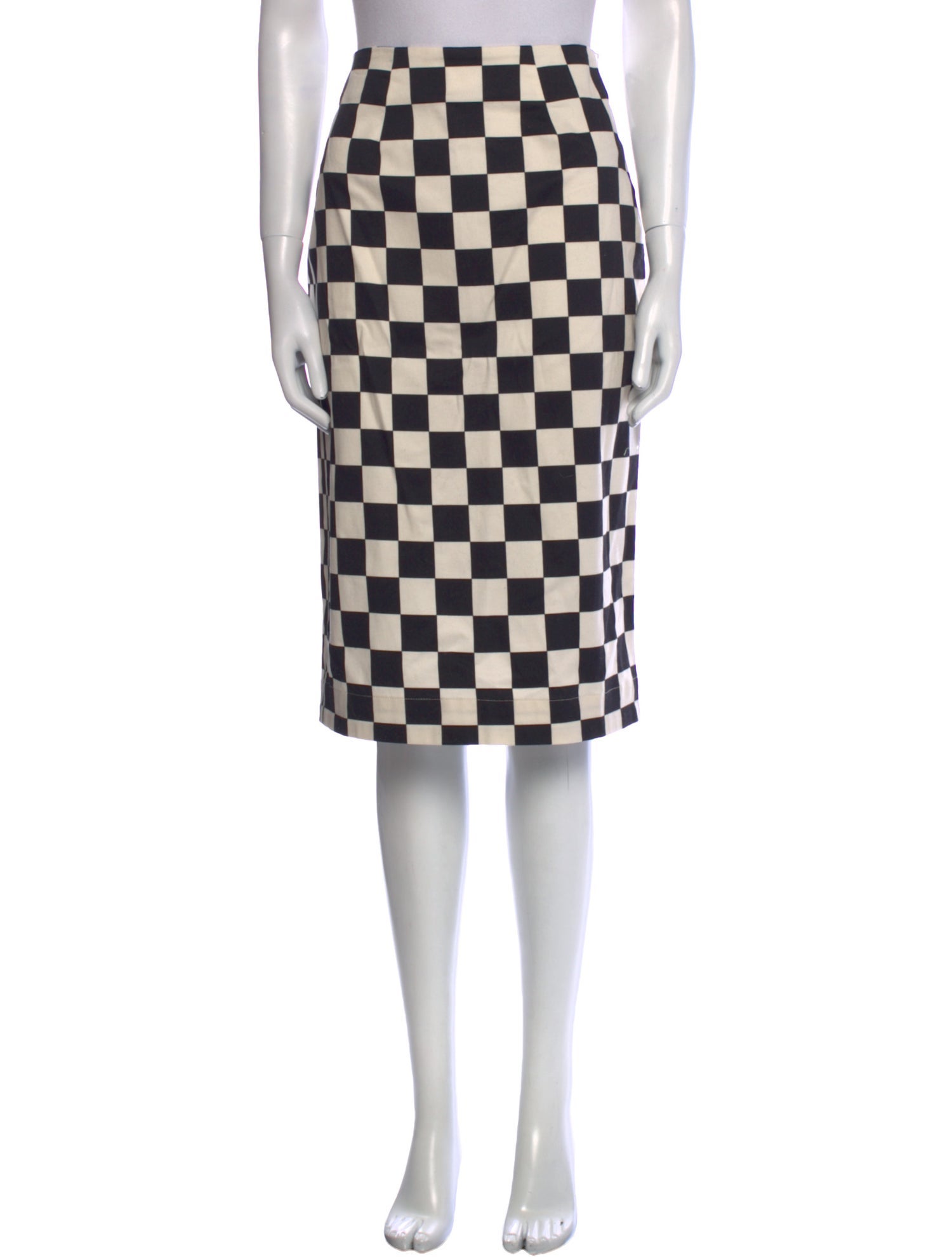 Matthew Bruch Plaid Print Knee-Length Skirt