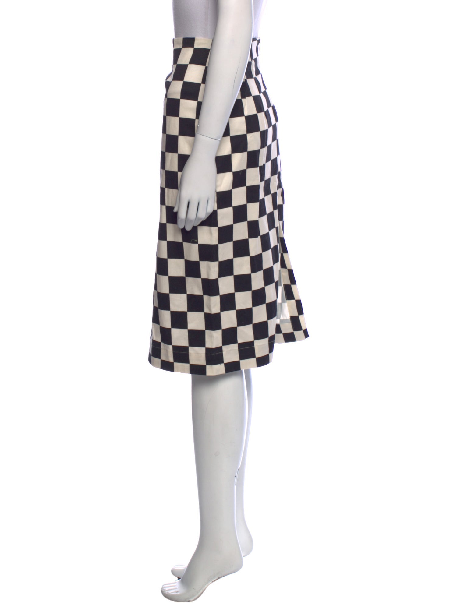 Matthew Bruch Plaid Print Knee-Length Skirt