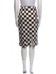 Matthew Bruch Plaid Print Knee-Length Skirt