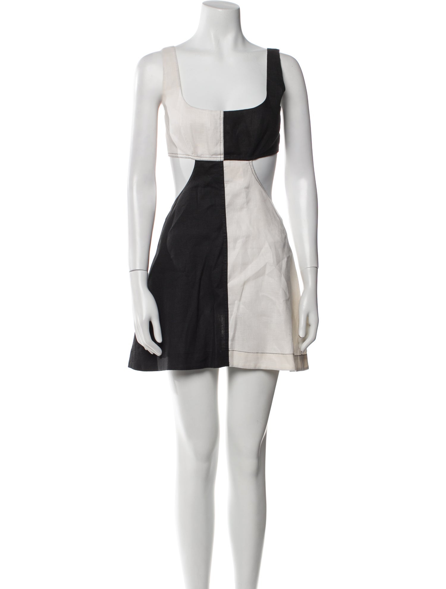 Matthew Bruch Linen Mini Dress