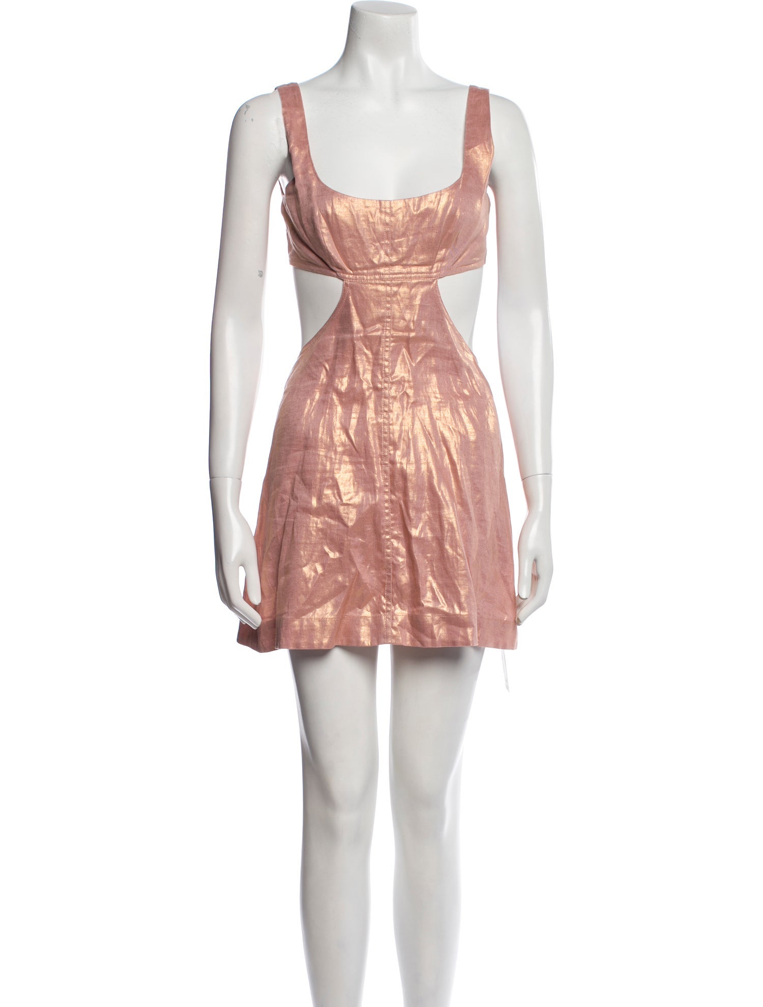 Matthew Bruch Linen Mini Dress