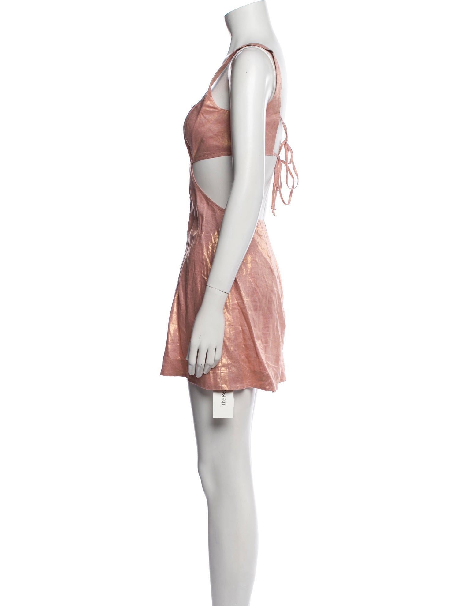 Matthew Bruch Linen Mini Dress