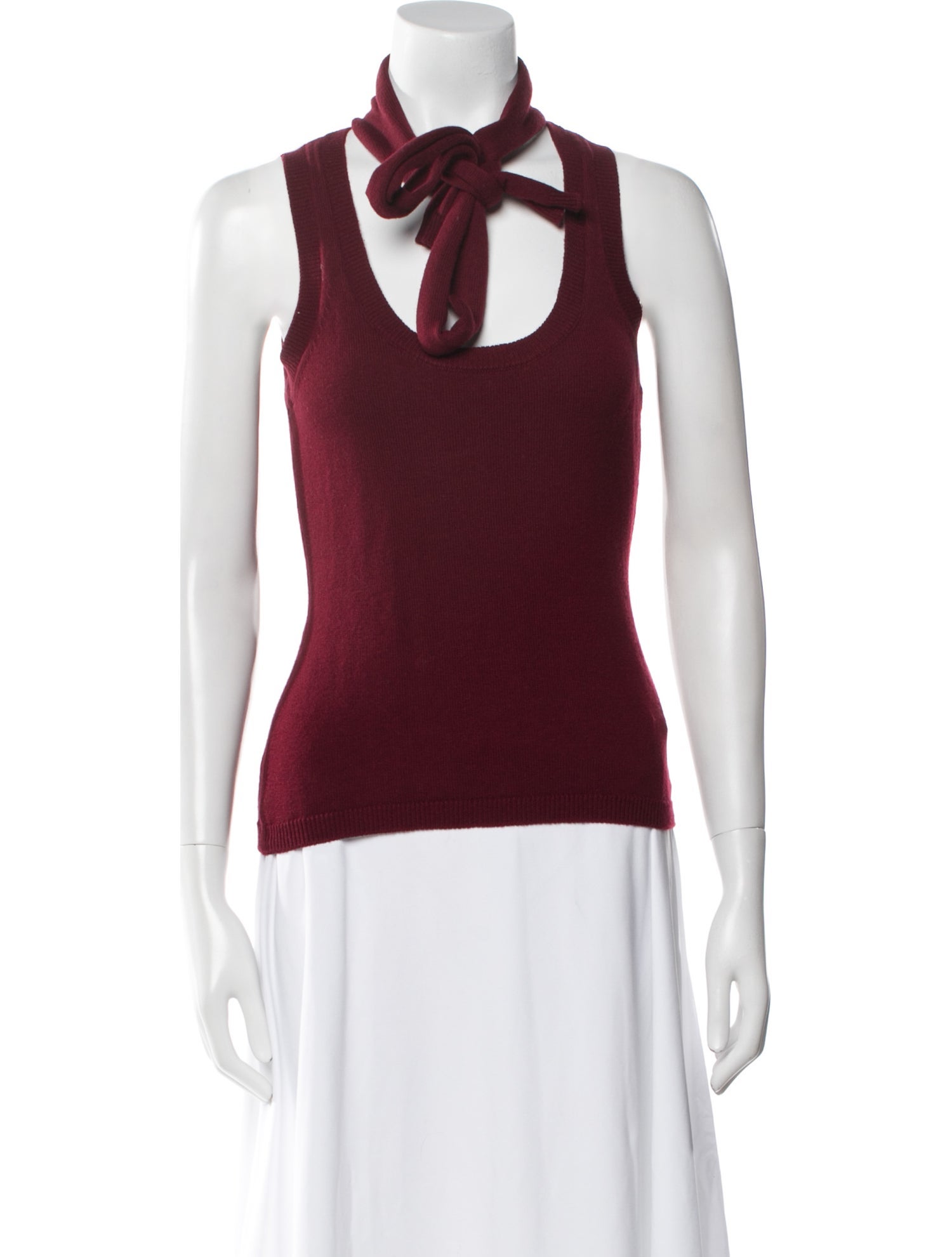 Matthew Bruch Cowl Neck Sleeveless Top