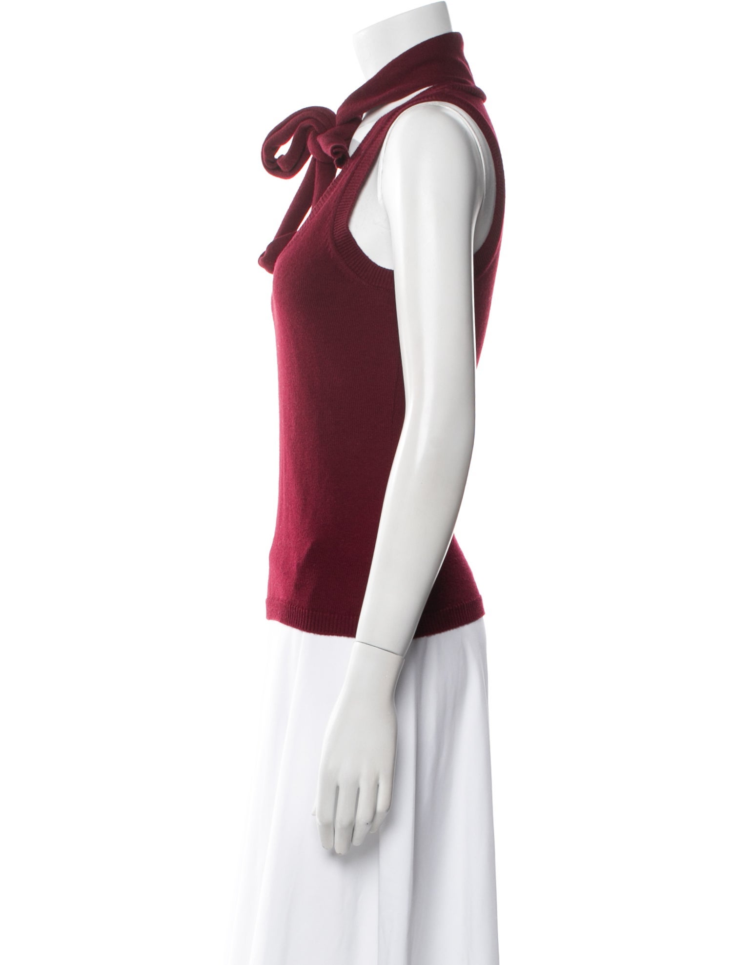 Matthew Bruch Cowl Neck Sleeveless Top