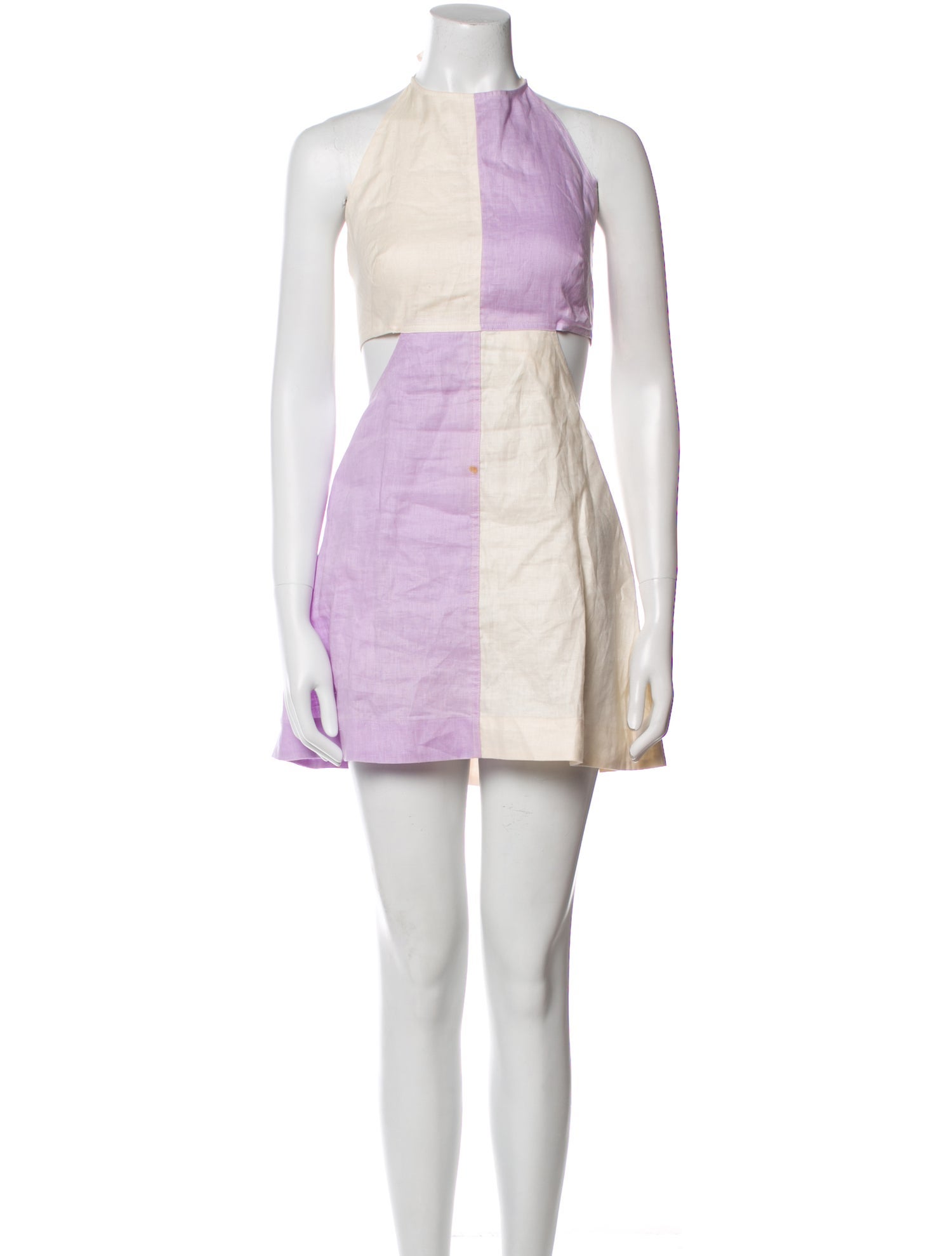 Matthew Bruch Linen Mini Dress
