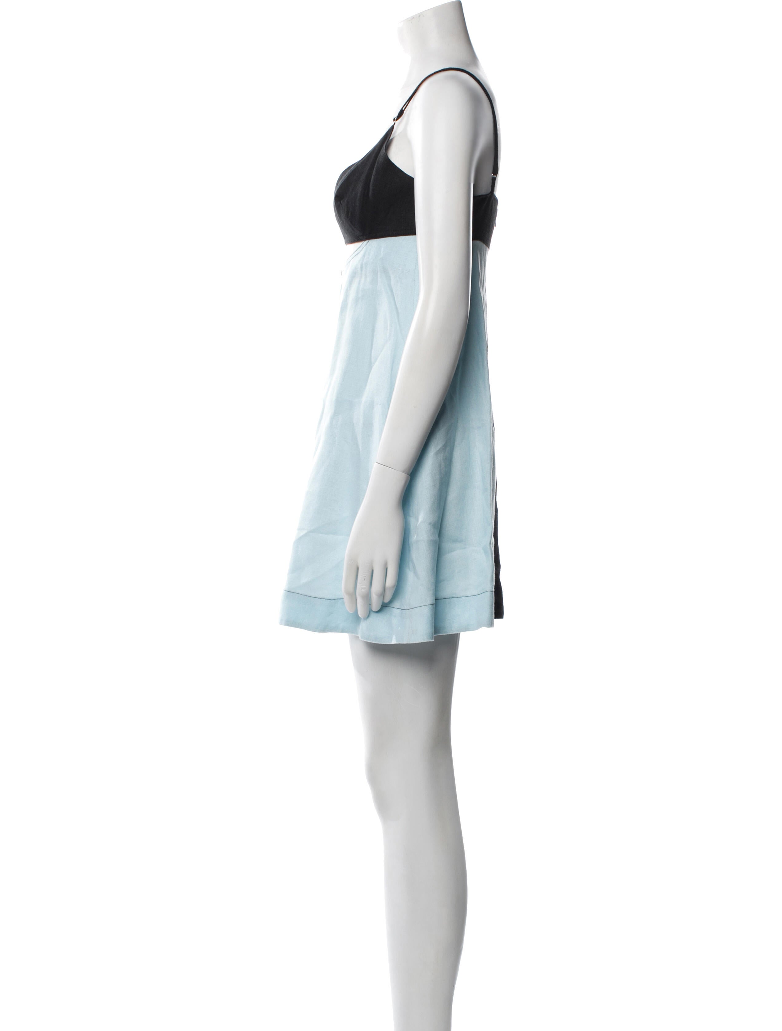 Matthew Bruch Linen Mini Dress