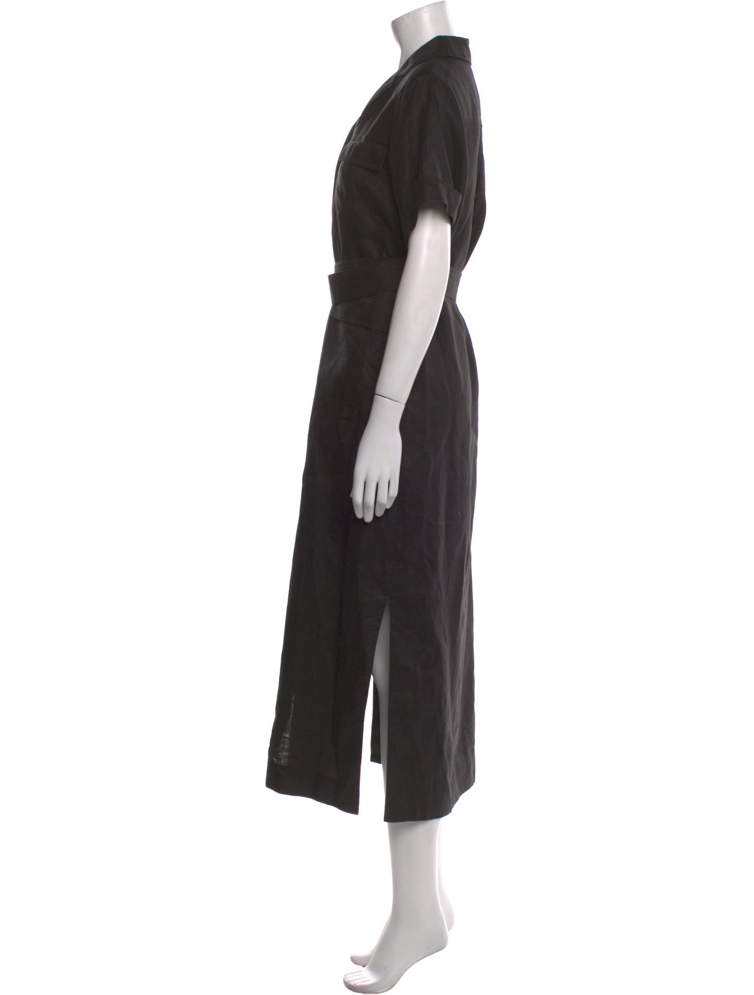 Matthew Bruch Linen Long Dress