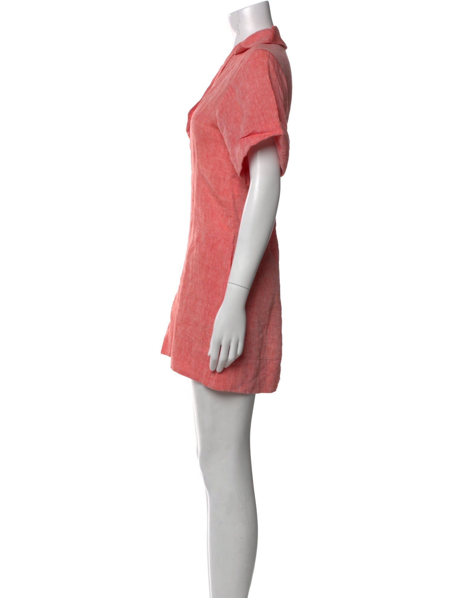 Matthew Bruch Linen Mini Dress