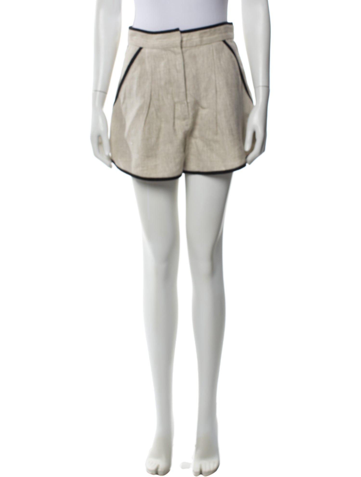 Matthew Bruch Linen Mini Shorts