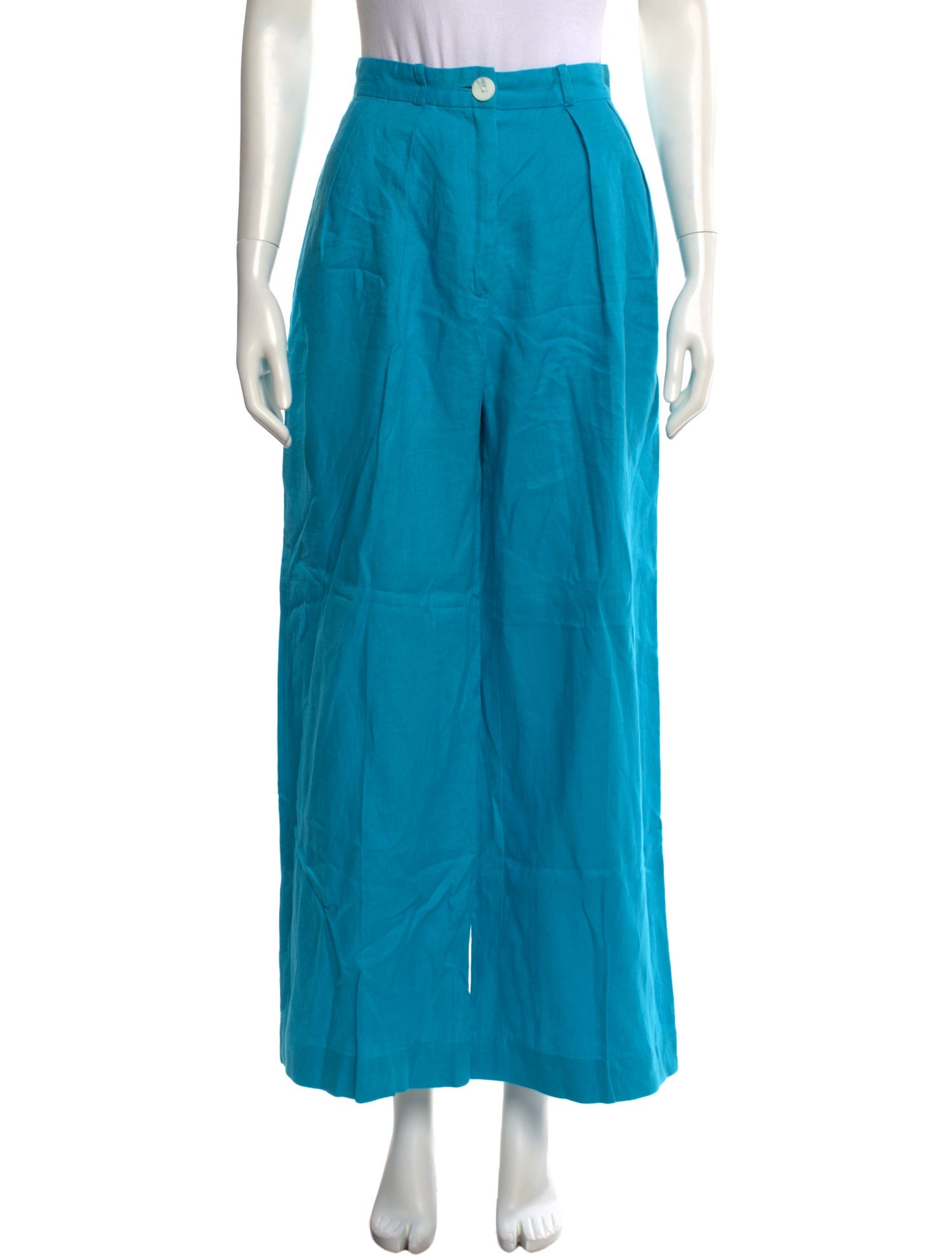 Matthew Bruch Faux Shearling Wide Leg Pants