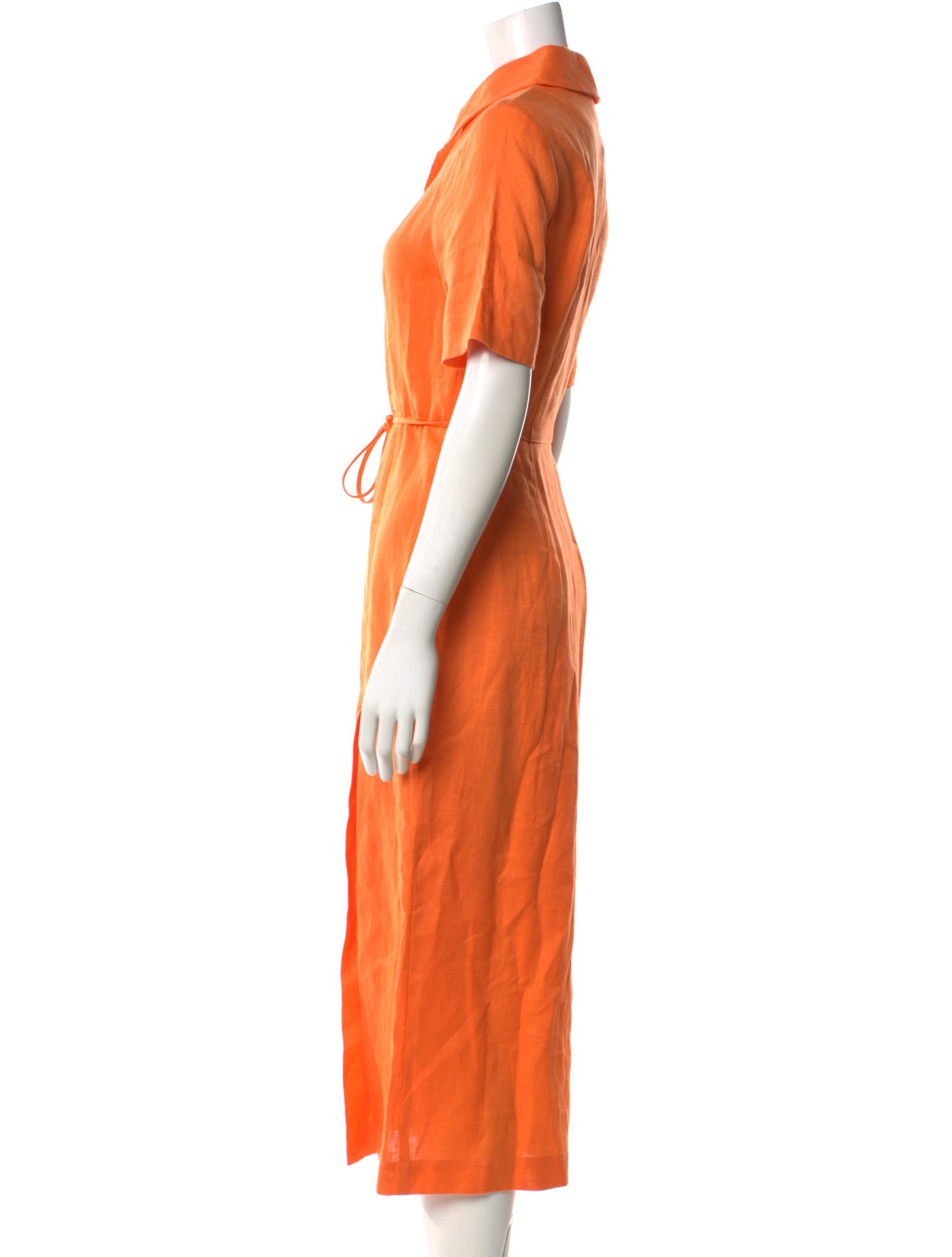 Matthew Bruch Linen Long Dress