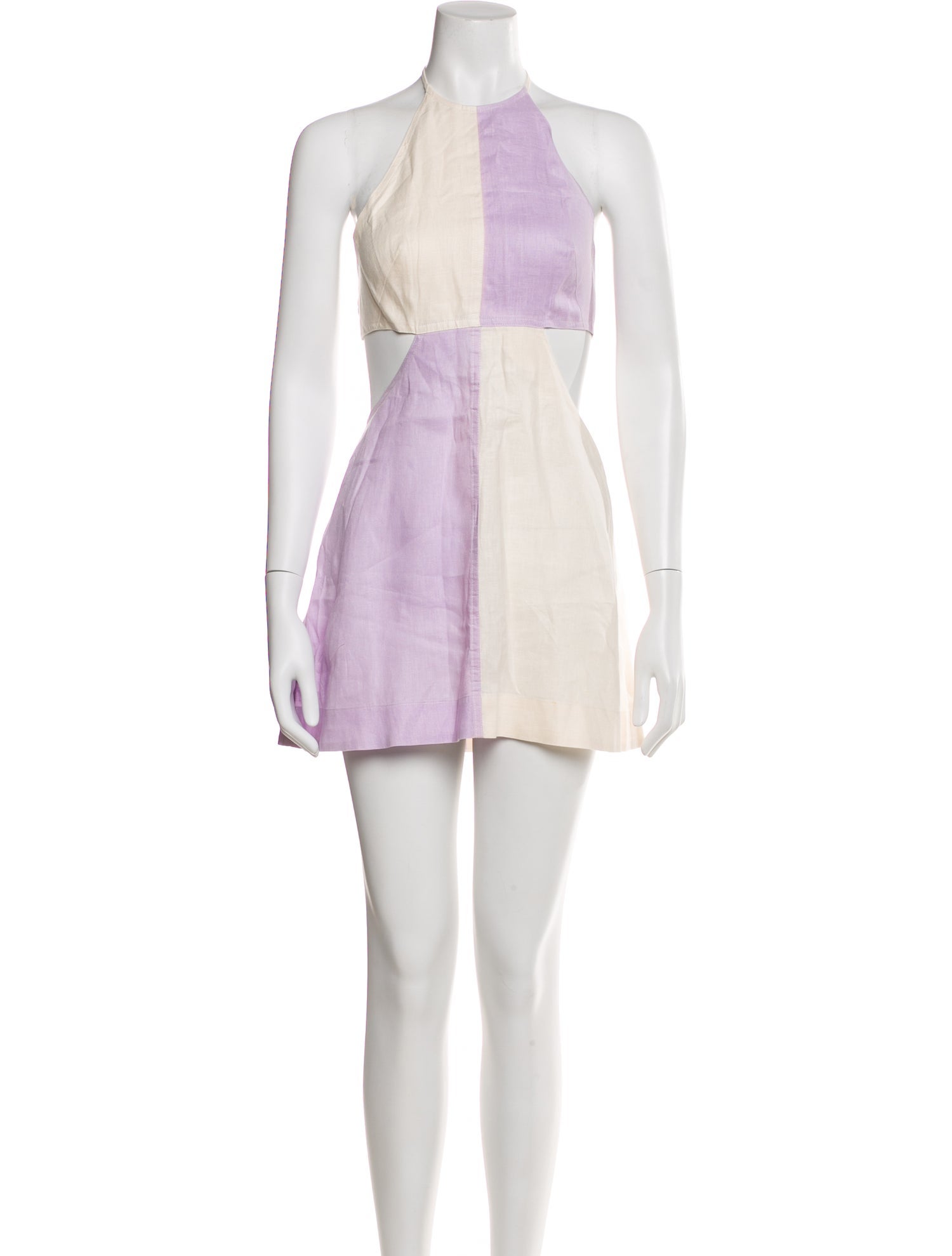 Matthew Bruch Linen Mini Dress