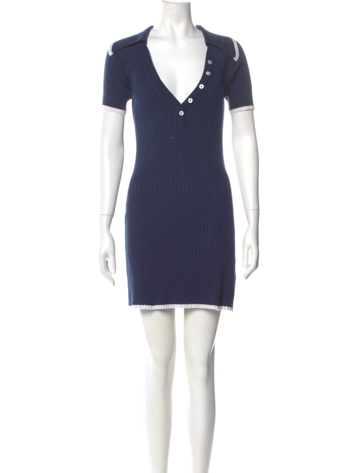 Matthew Bruch V-Neck Mini Dress